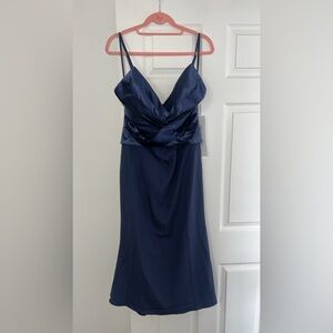 Portia and Scarlett Strapless Midnight Blue Dress